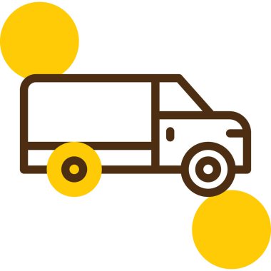 araba simgesi vektör illüstrasyonu