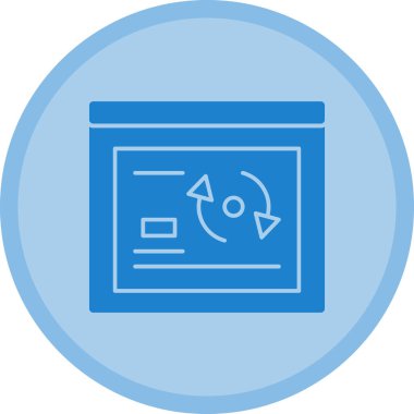 tarayıcı simgesi vektör illüstrasyonu