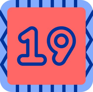 number one icon vector illustration