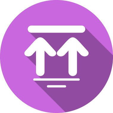 Yol. Web simgesi basit illüstrasyon