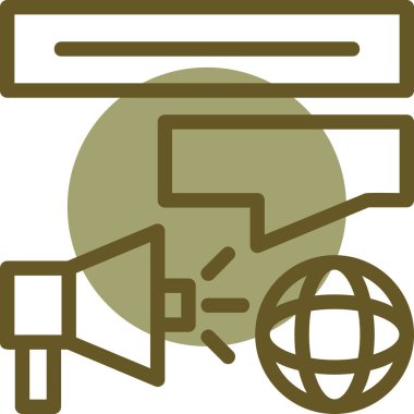 Uydu. Web simgesi basit illüstrasyon