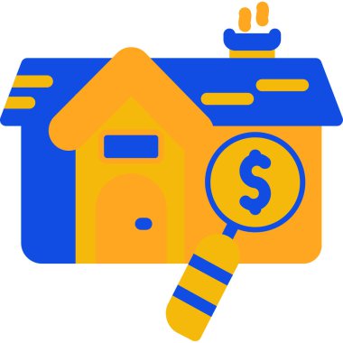 Ev. Web simgesi basit illüstrasyon