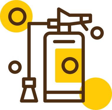 Yağ yakıt ikonu, vektör illüstrasyonu