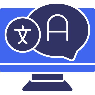 Beyaz arkaplanda soru ve ünlem ikonlu çizgi bilgisayar monitörü izole edildi. Uyarı işareti. Renkli taslak konsepti. vektör.