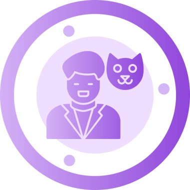 avatar simgesi vektör illüstrasyonu