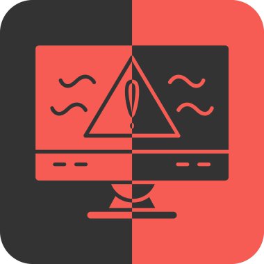 Modern bir simgenin vektör illüstrasyonu