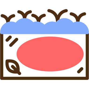 Yemek. Web simgesi basit illüstrasyon