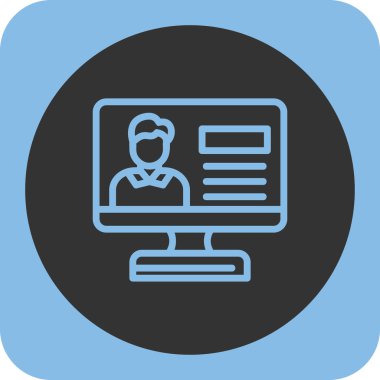 Online Pazarlama vektör simgesi