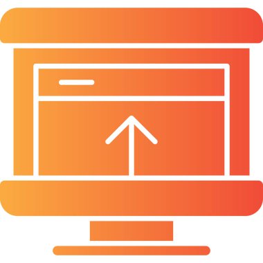 Modern simgenin vektör illüstrasyonu