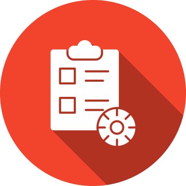 Belge simgesinin vektör illüstrasyonu