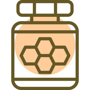 Tatlım. Web simgesi basit illüstrasyon