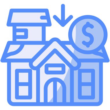 Ev. Web simgesi basit illüstrasyon