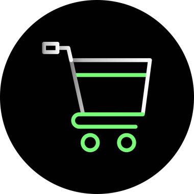 Alışveriş Aracı Simgesi Vektörü