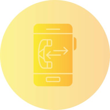 Cep telefonu. Web simgesi vektör illüstrasyonu