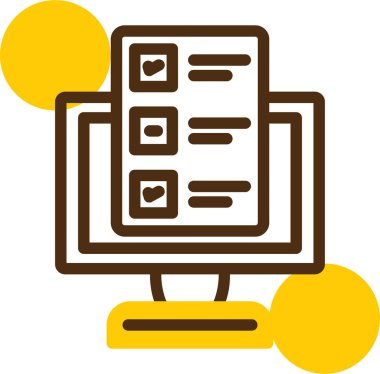 iş yönetimi simgesi, vektör illüstrasyonu