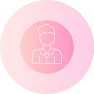 Avatar Adam vektör simgesi