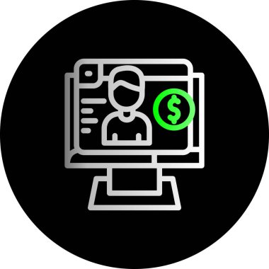 para simgesi vektör illüstrasyonu