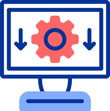 seo modern simgesinin vektör illüstrasyonu