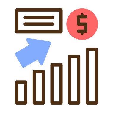 Dolar ve Euro takas düz ikon vektör illüstrasyonu