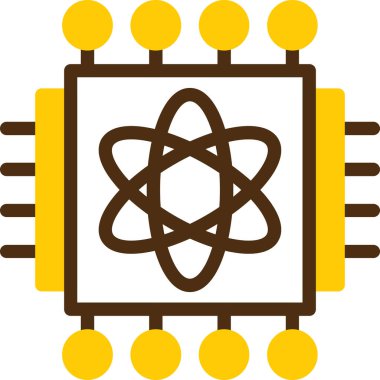 Bilim. Web simgesi basit illüstrasyon