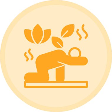 yoga vektör illüstrasyonu