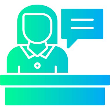 Sohbet Vektörü Kabartma Simgesi Tasarımı