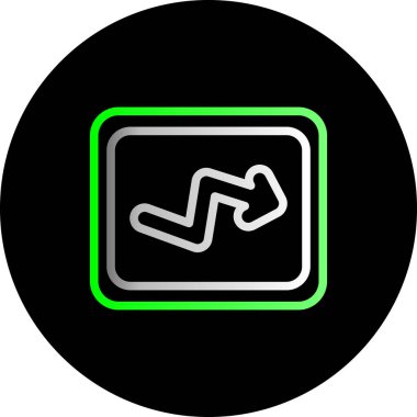 Modern b 'nin vektör illüstrasyonu eksik simgesi