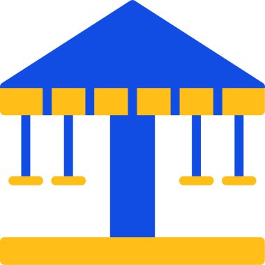 Bina inşaat simgesi - ana hatları biçiminde