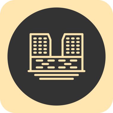 veri depolama. Web simgesi vektör illüstrasyonu