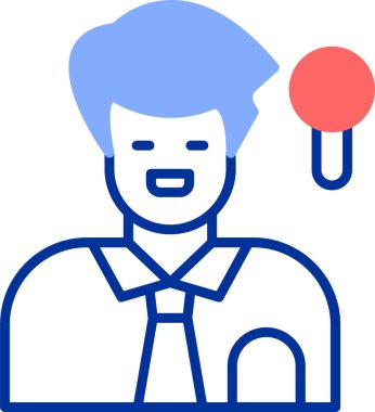 Avatar simgesi, vektör illüstrasyonu