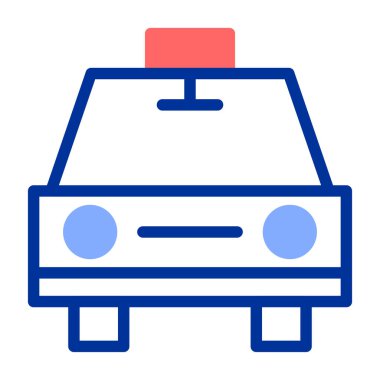 - Araba. Web simgesi basit illüstrasyon