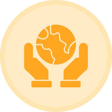 küresel web simgesi basit illüstrasyon