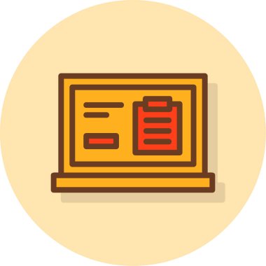 Pano Dolu Gölge Çemberi web simgesi, vektör illüstrasyonu