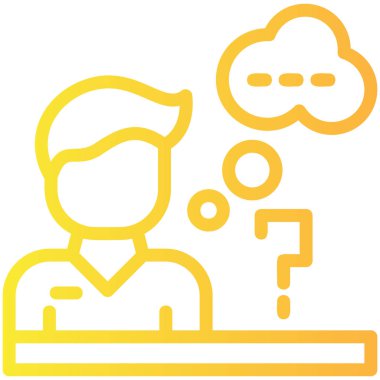 Dizüstü bilgisayarı olan birinin vektör çizimi