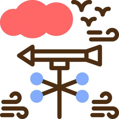 Çizgi film simgesinin vektör çizimi