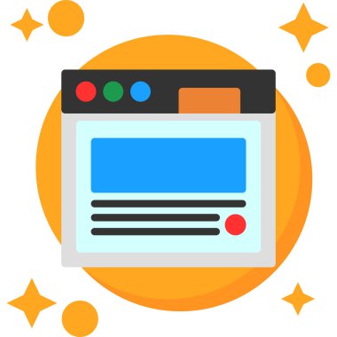 çevrimiçi web pazarlama simgesi