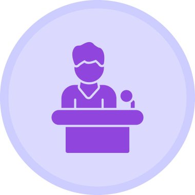 Dizüstü bilgisayarı olan bir adamın vektör çizimi