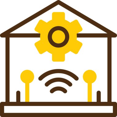 Akıllı ev. Basit simge