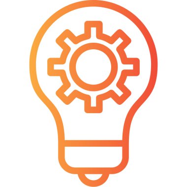 ampul simgesi vektör illüstrasyonu