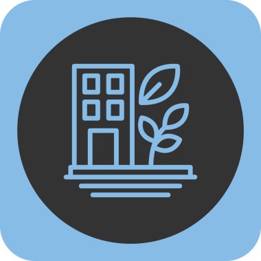 bitki simgesi vektör illüstrasyonu