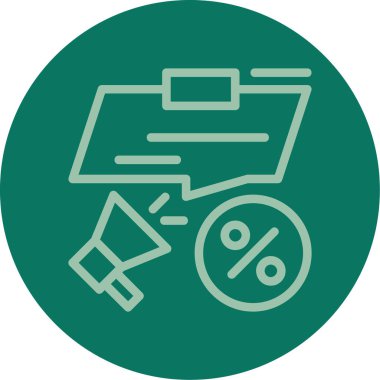 vektör indirimi simgesi illüstrasyonu