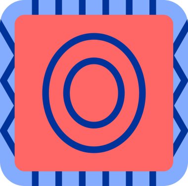 Modern bir simgenin vektör illüstrasyonu