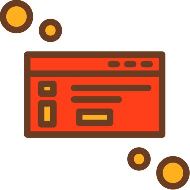 ticari finans bürosu simgesi - taslak biçimi