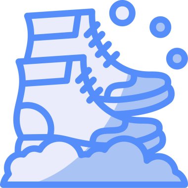 Çizmeler. Web simgesi basit illüstrasyon