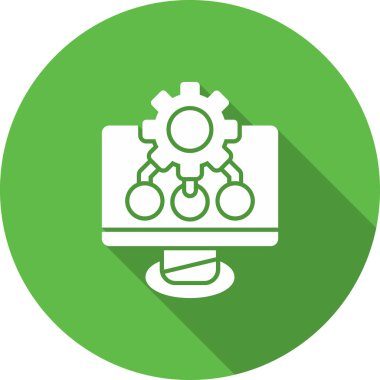 dişli vektör simgesi modern simge illüstrasyonu