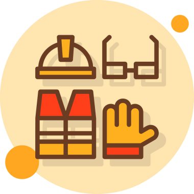 inşaat başlığı vektör simgesi