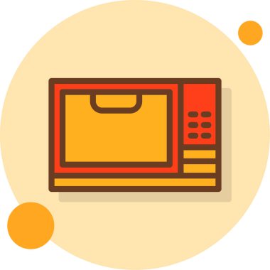 Bir bilgisayar simgesinin vektör illüstrasyonu