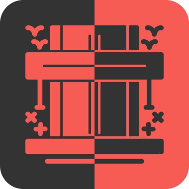 kitap web simgesi vektör illüstrasyonu