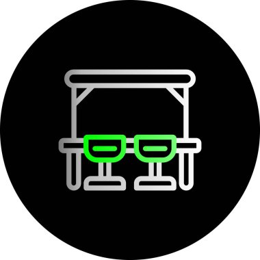 Kişisel ve ticari kullanım için vektör simgesi.