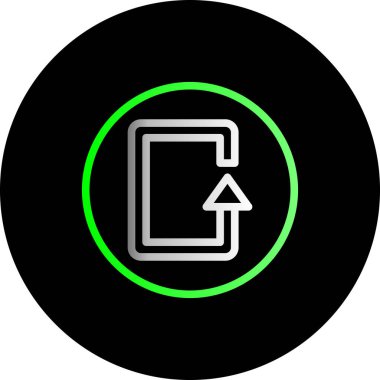 Arrow vektör simgesi illüstrasyonu